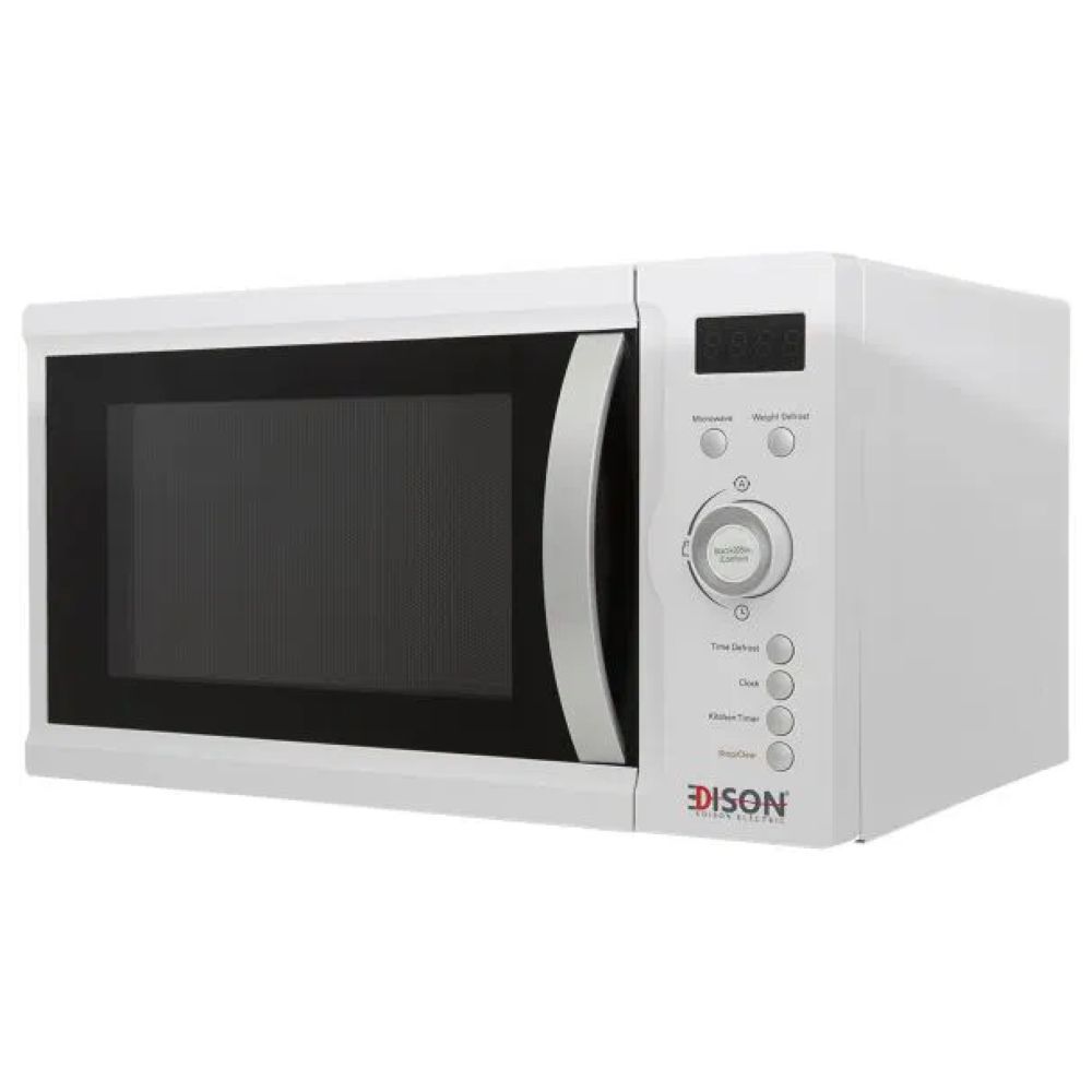 Edison - Microwave Oven - White - 2 3L - 800 W