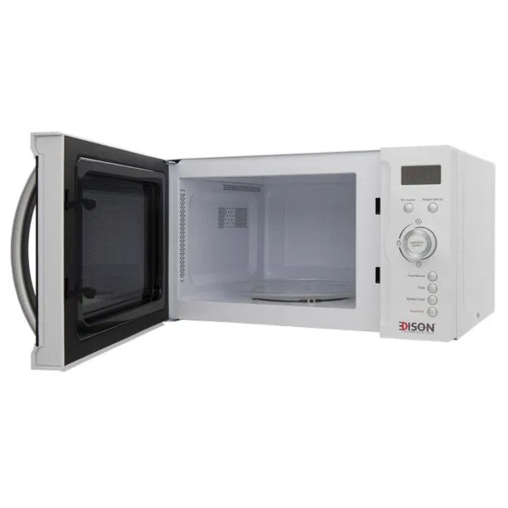 Edison - Microwave Oven - White - 2 3L - 800 W