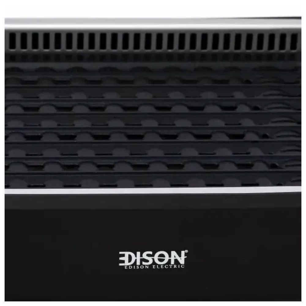 Edison - Smokeless Electric Grill - Black - 1500 W