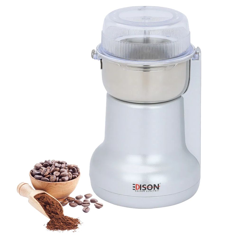 Edison - Small Coffee Grinder - Silver - 180 W