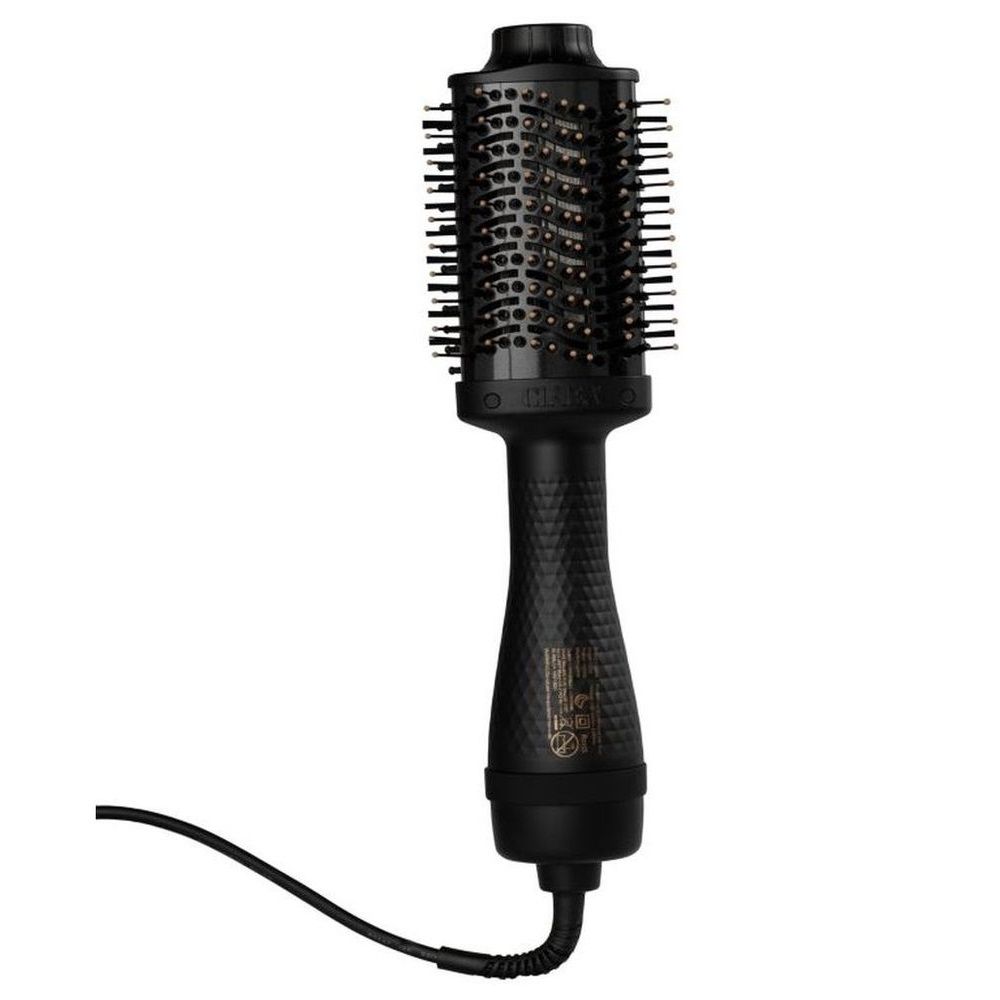 Clara - 2-in-1 Hot Brush & Styler Hair Dryer - Black