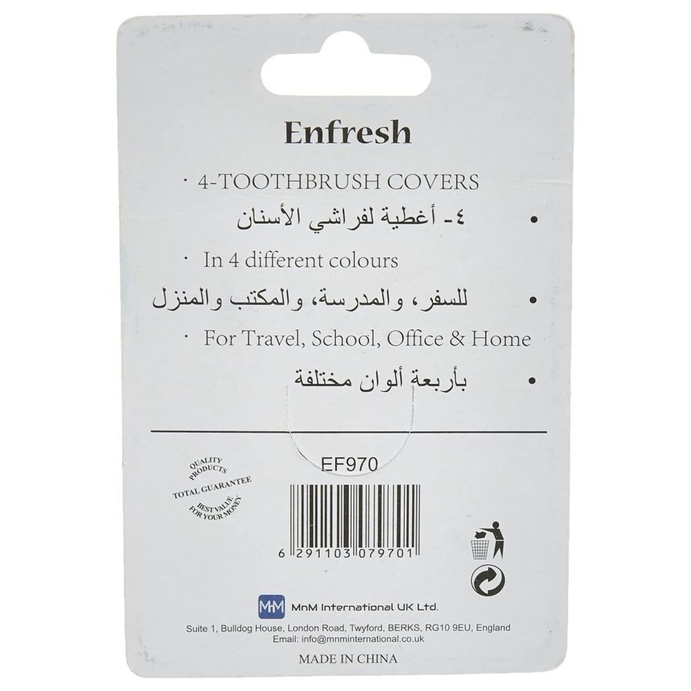 Enfresh - Toothbrush Covers - 4pcs