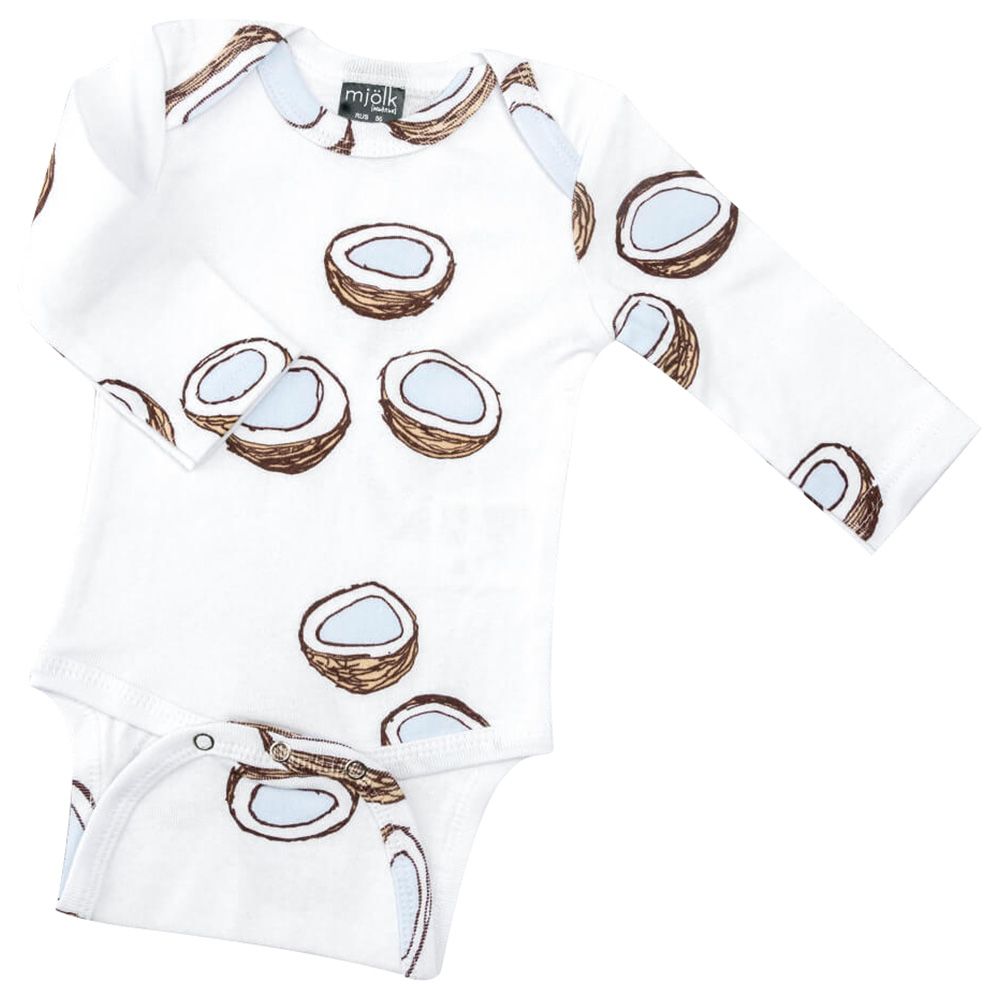 Mjolk - Long Sleeves Bodysuit - Coconuts