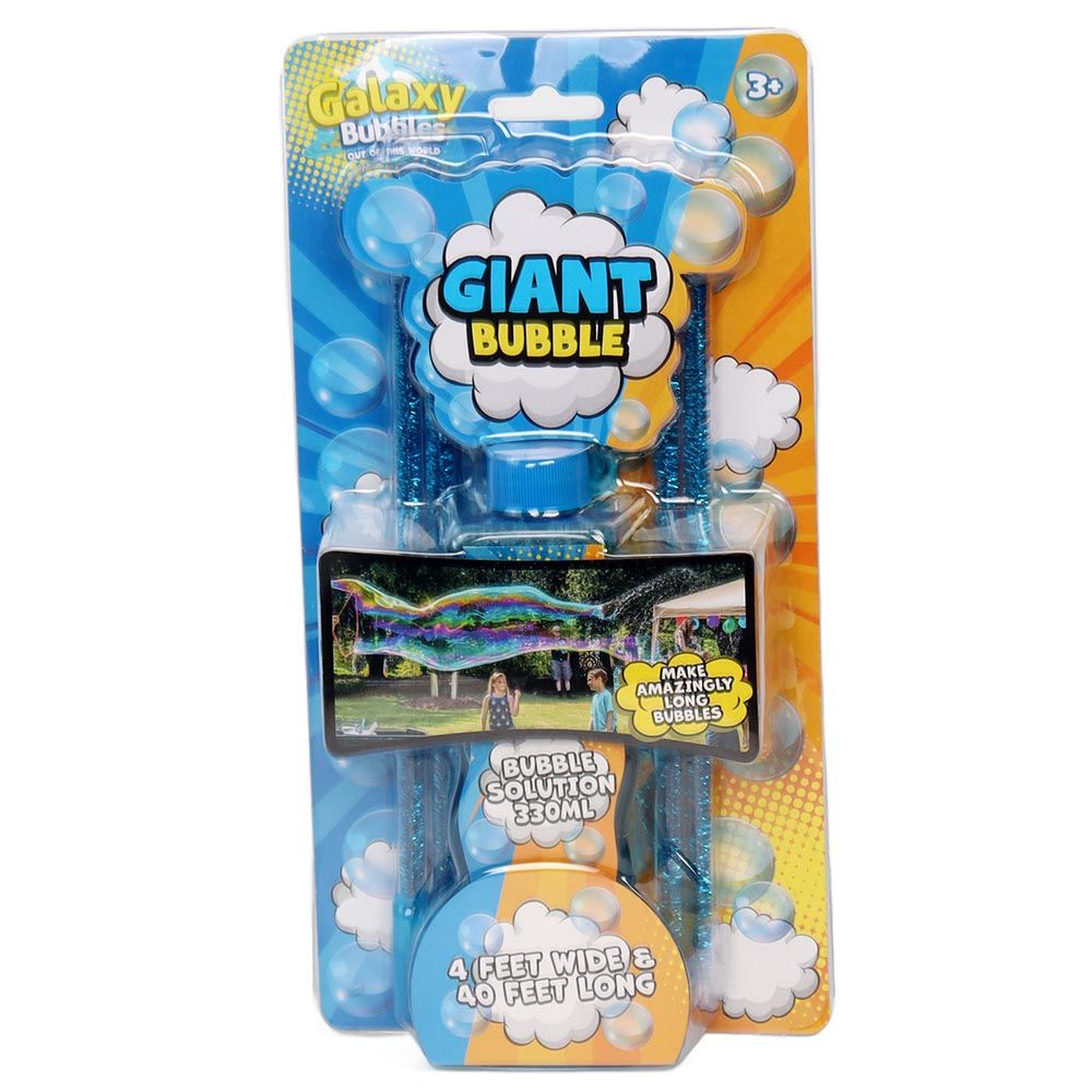 Galaxy Bubbles - Deluxe Giant Bubble Making Kit 330ml Bubble Solution