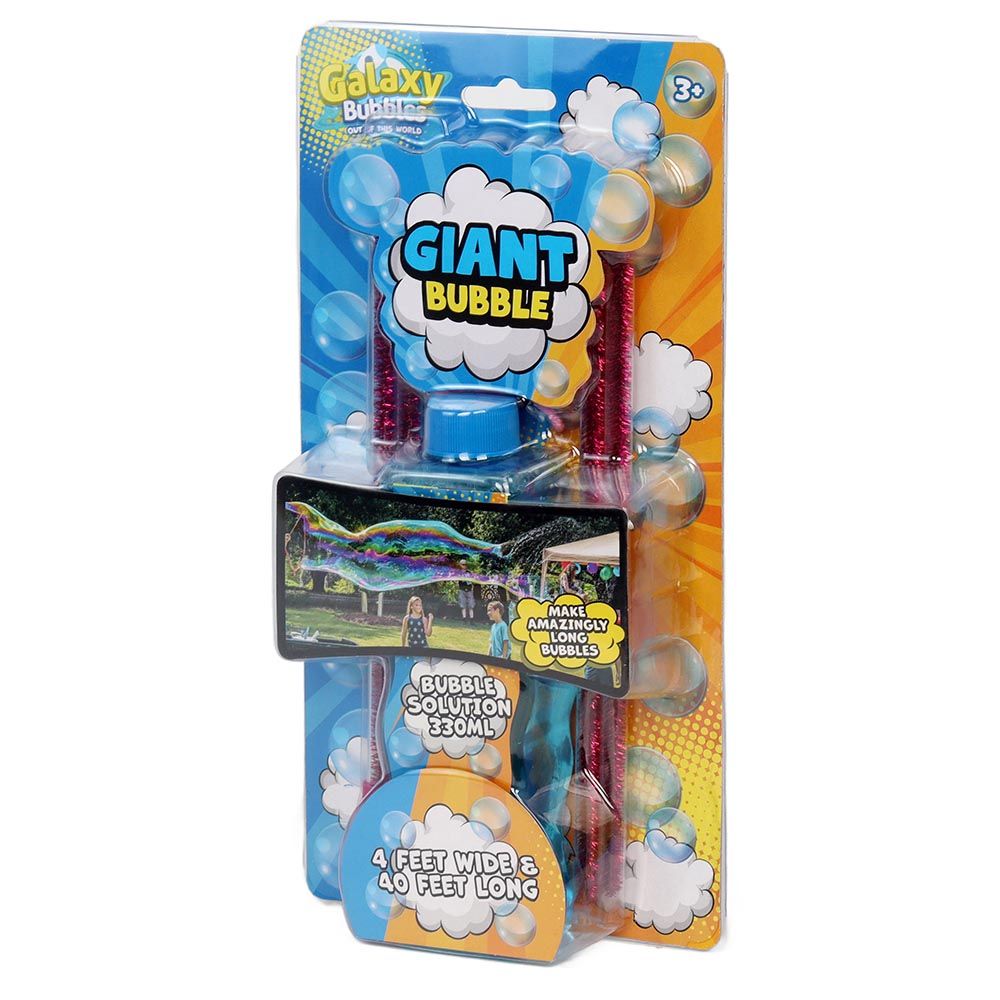 Galaxy Bubbles - Deluxe Giant Bubble Making Kit 330ml Bubble Solution