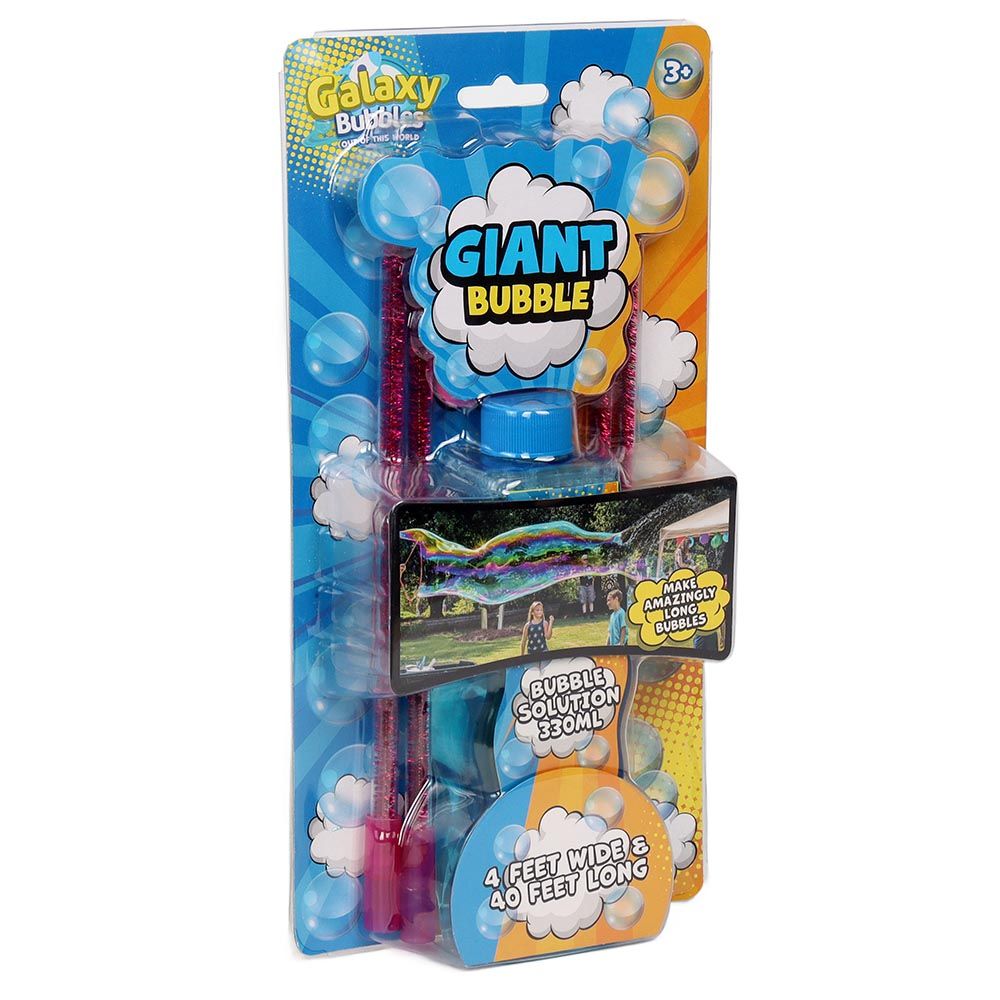 Galaxy Bubbles - Deluxe Giant Bubble Making Kit 330ml Bubble Solution