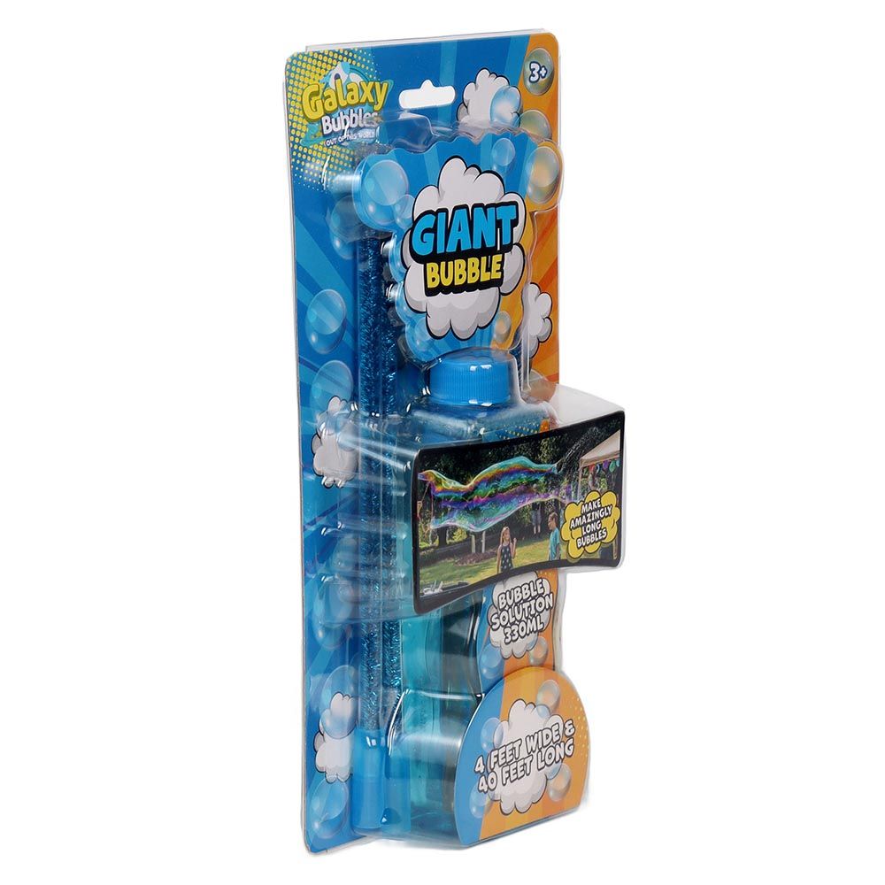 Galaxy Bubbles - Deluxe Giant Bubble Making Kit 330ml Bubble Solution