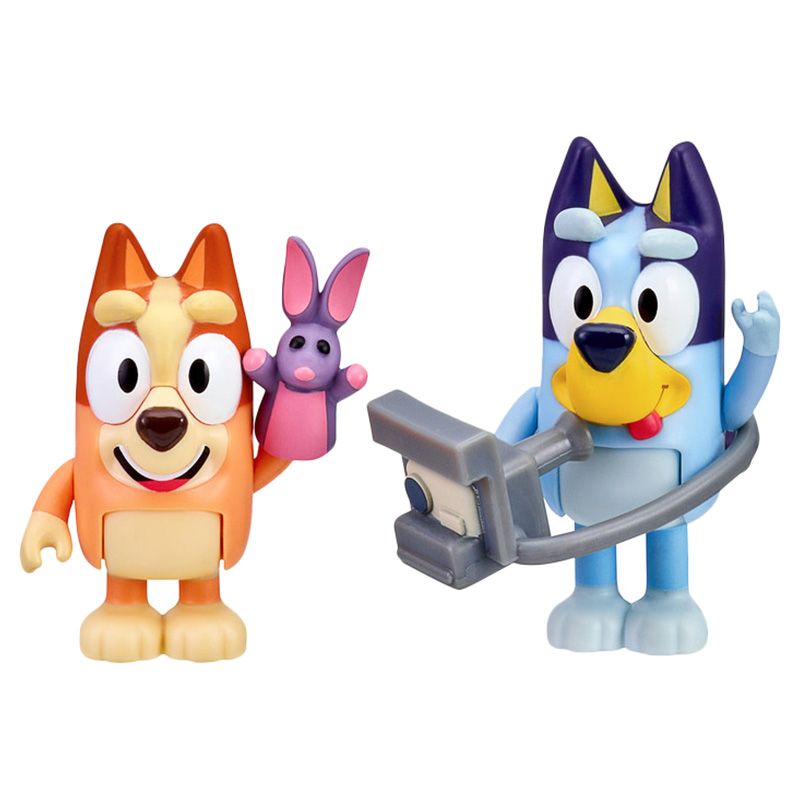 Bluey - Photo Fun Figure Set - Bluey And Bingo - 4pcs