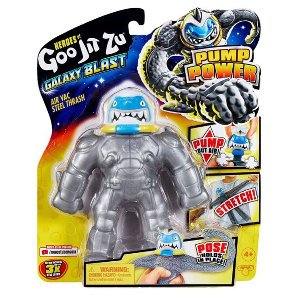 Heroes of Goo Jit Zu - Air Vac Steel Thrash Hero Pack - 16.5 cm