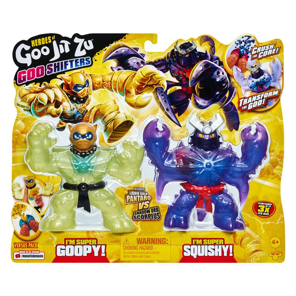 Heroes of Goo Jit Zu - S2 Goo Shifters Versus Pack - 12 cm