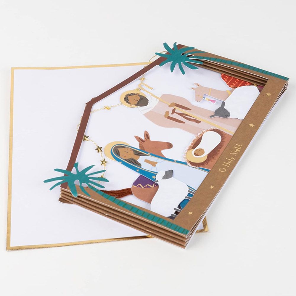 Meri Meri - Nativity Diorama Card