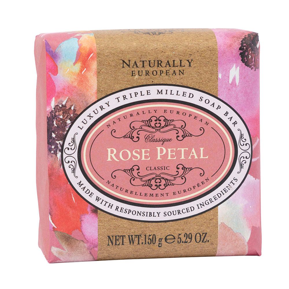 Naturally European - Soap - Rose Petal - 150 g