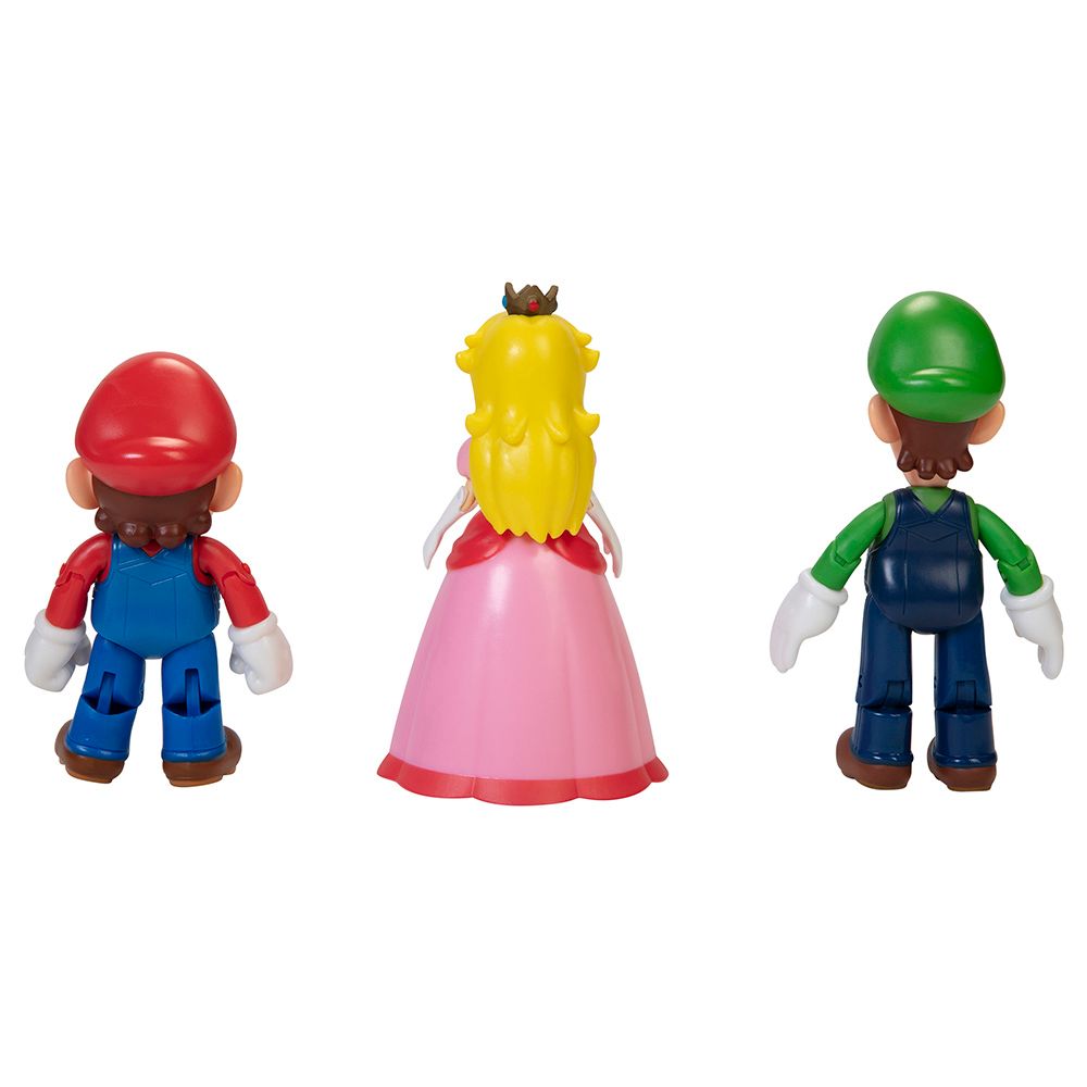 Mario - Super Mario Nintendo Figure Set - 3pcs - 4-Inch