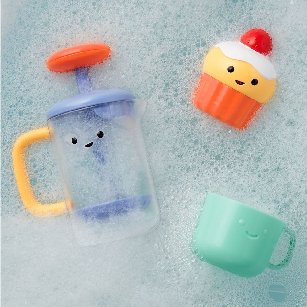 SkipHop - Tub To Table Bath Toy Set - Cafe French Press - 3 Pcs