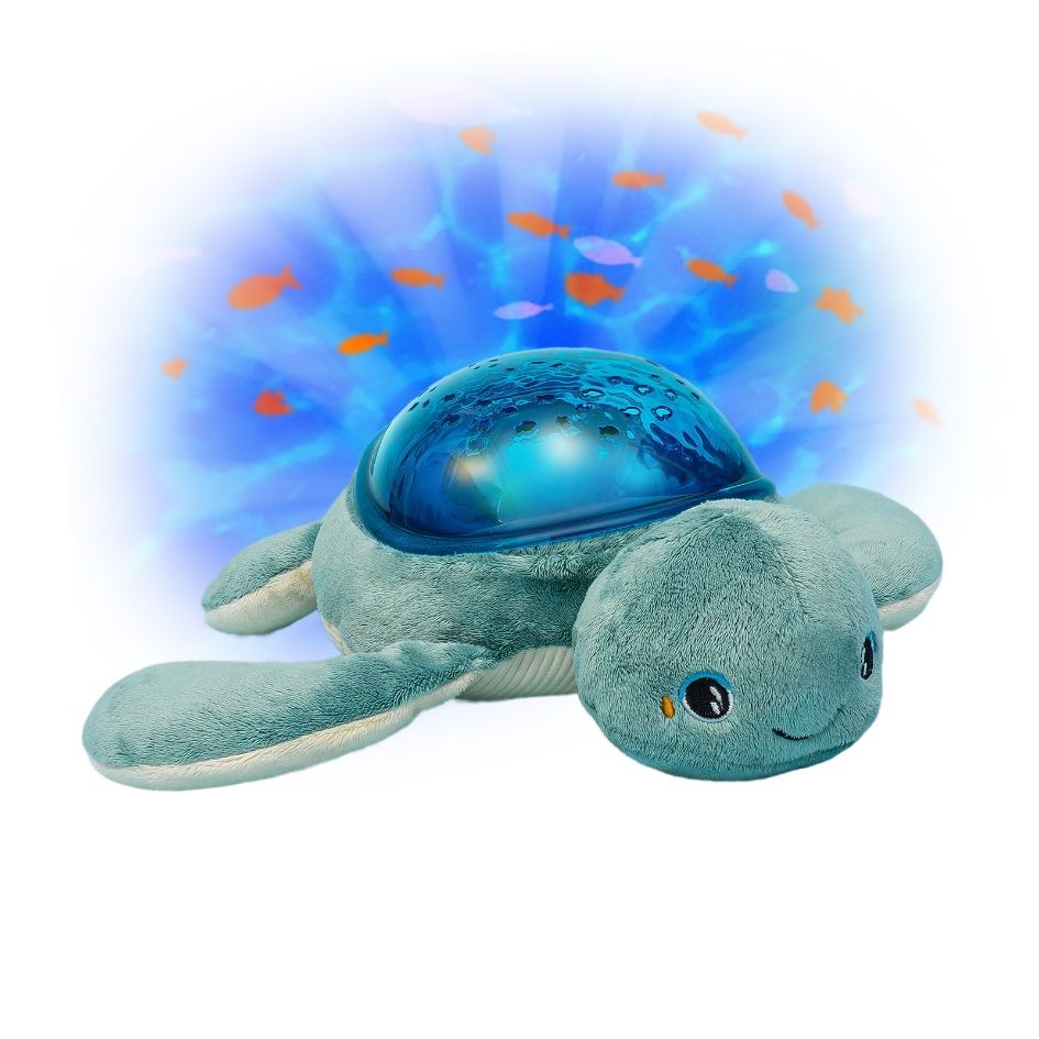 Pabobo - Rechargeable Turtle Nightlight & Projector - Aqua Dream