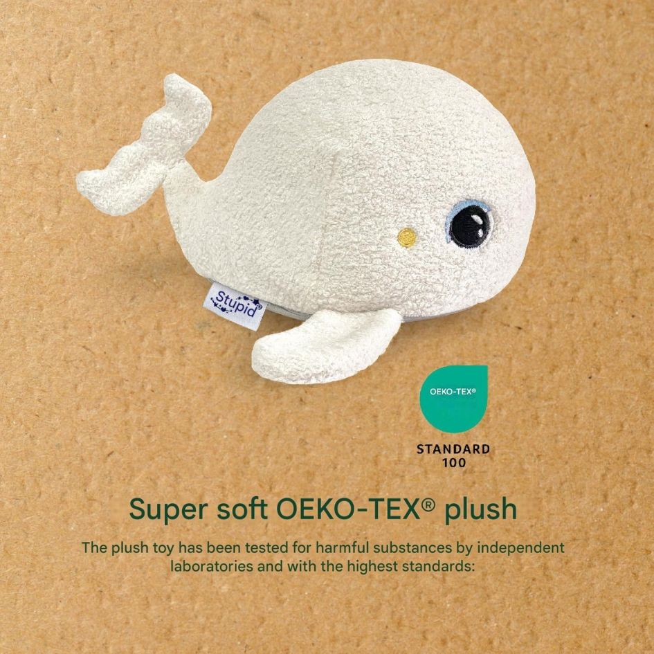 Pabobo - Cry Sensor Beluga Nightlight  - Whale