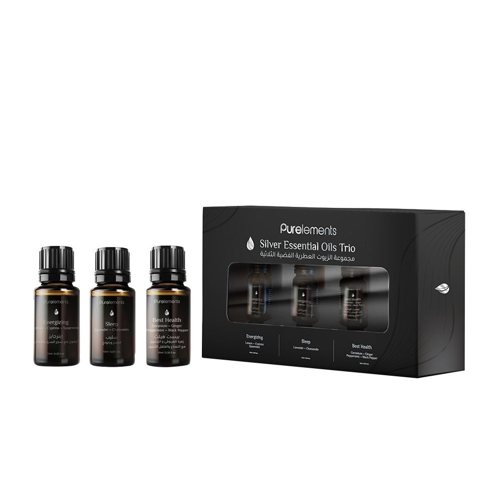 Purelements - Pure 'Activate' Essential Oils Silver Set