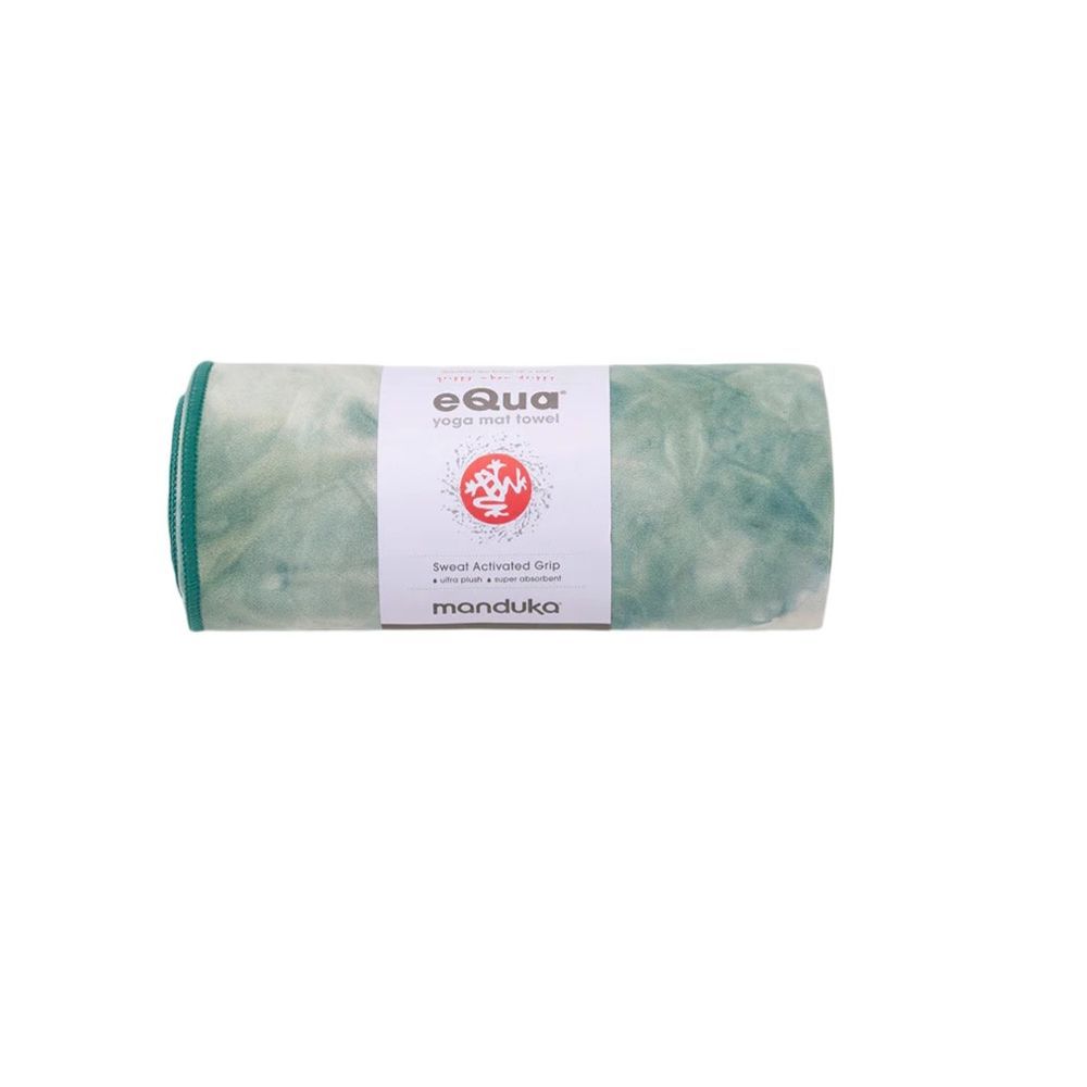 Manduka - Equa Standard Yoga Mat Towel - Wasabi Tie Dye