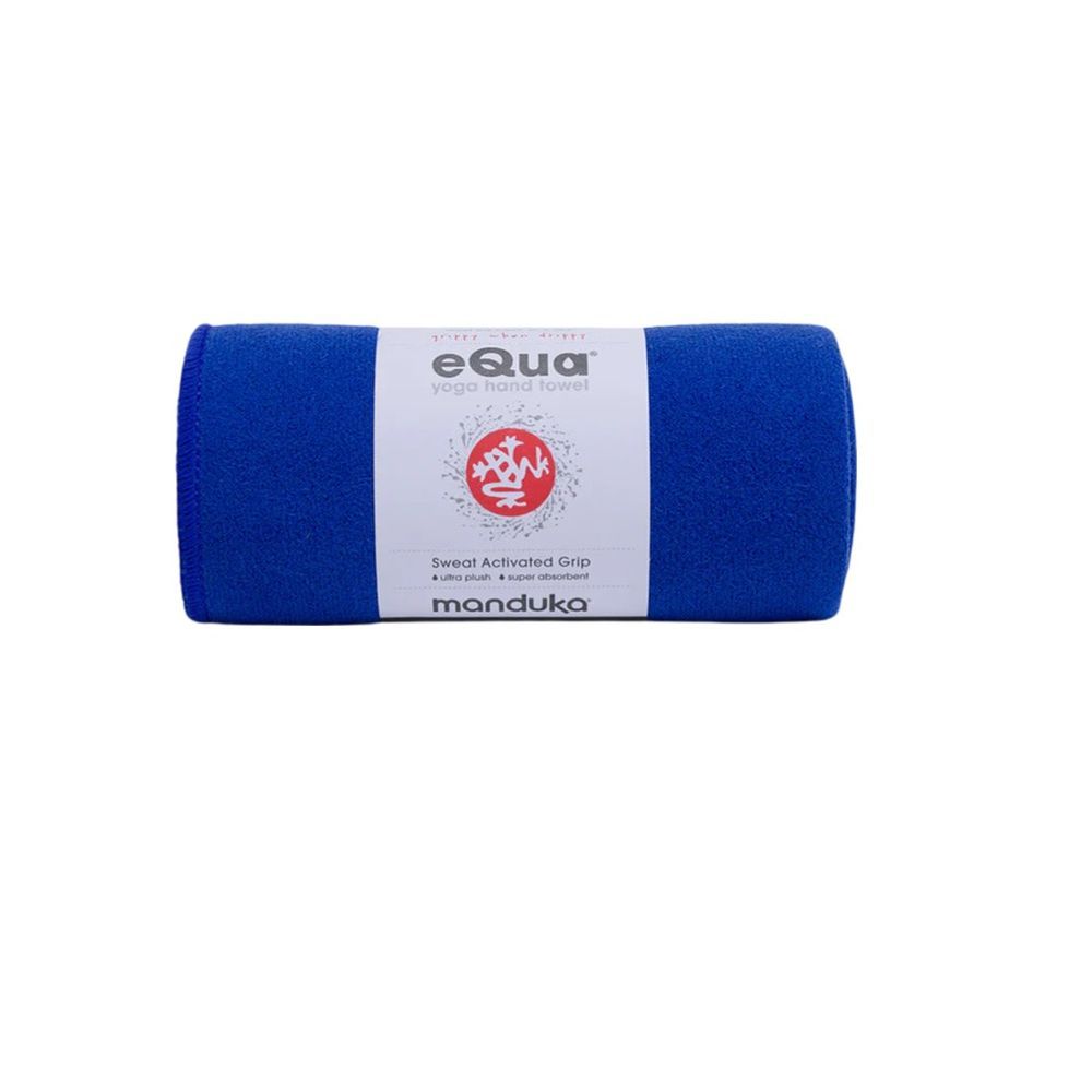 Manduka - Equa Yoga Hand Towel - Blue Toad