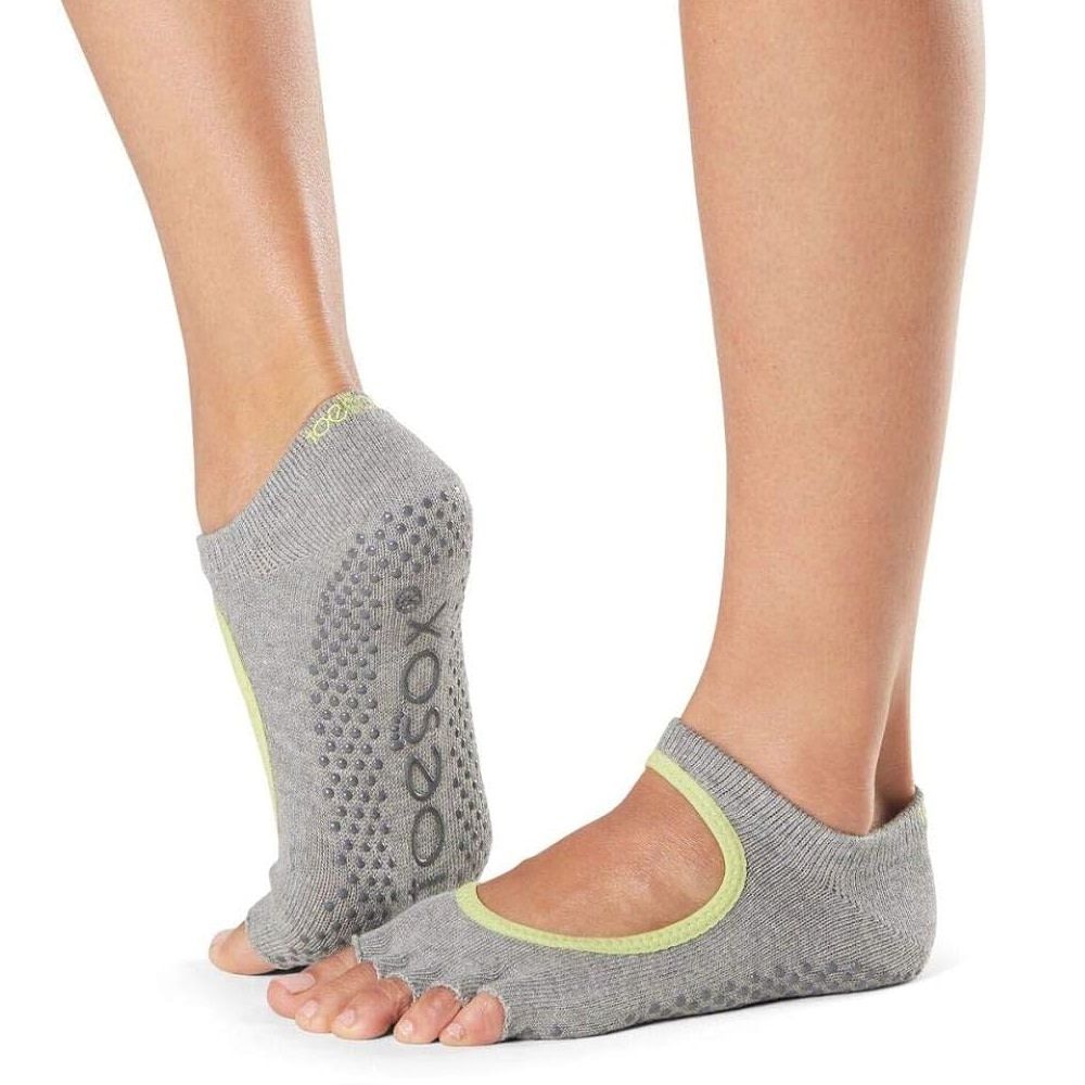 Toesox - Bellarina Half Toe Socks - Grey