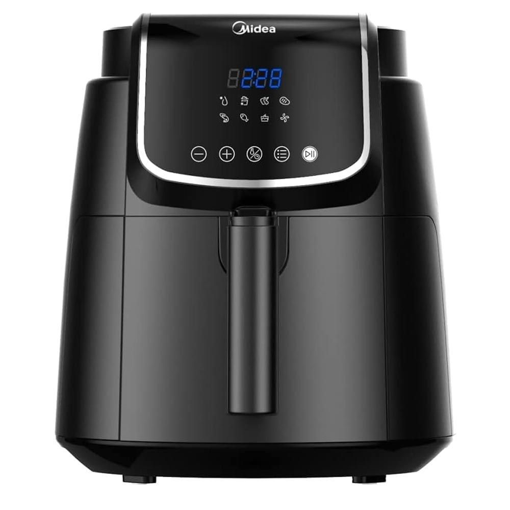 Midea - XL Digital Air Fryer - Black - 4.7 L