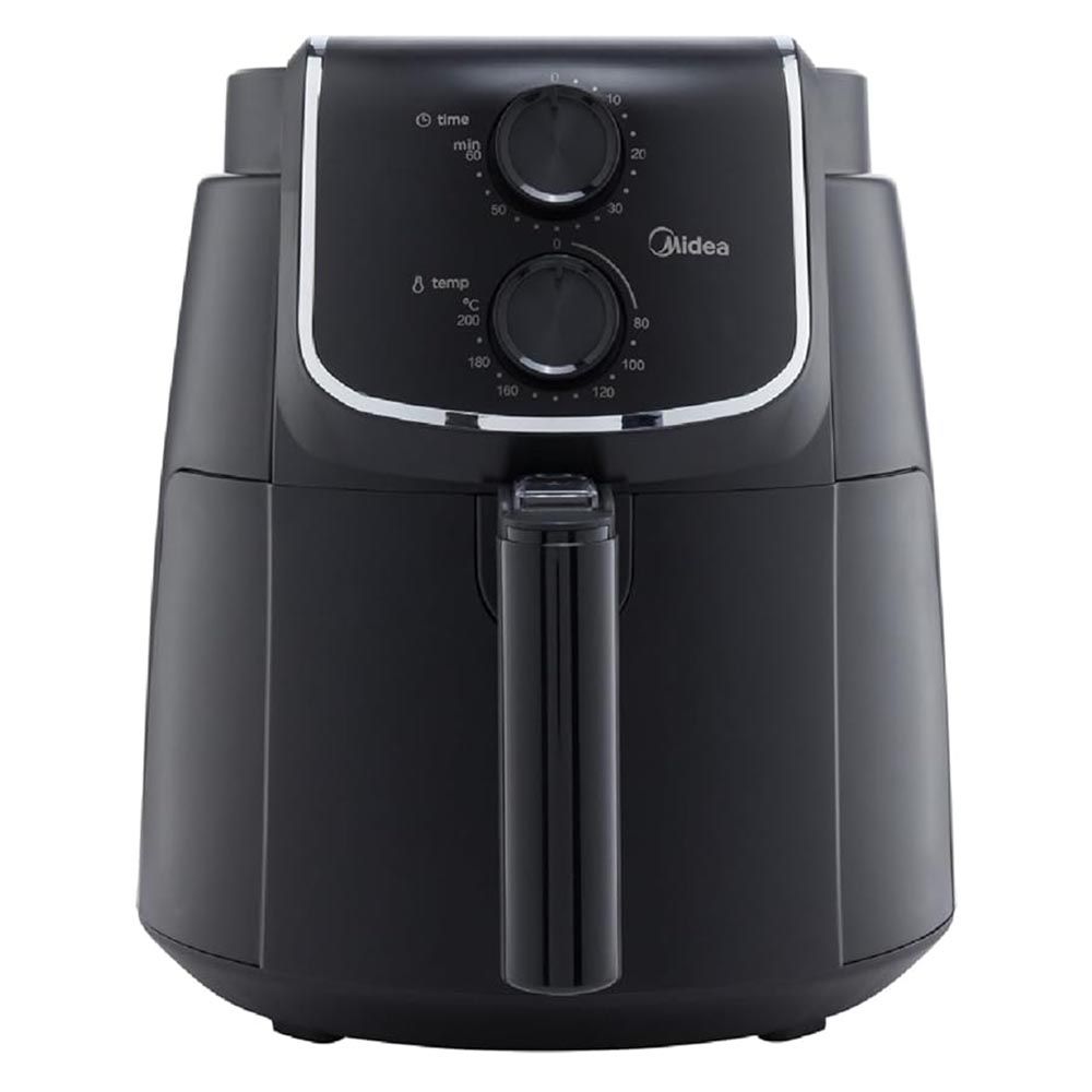 Midea - XL Air Fryer - Black - 4.7 L