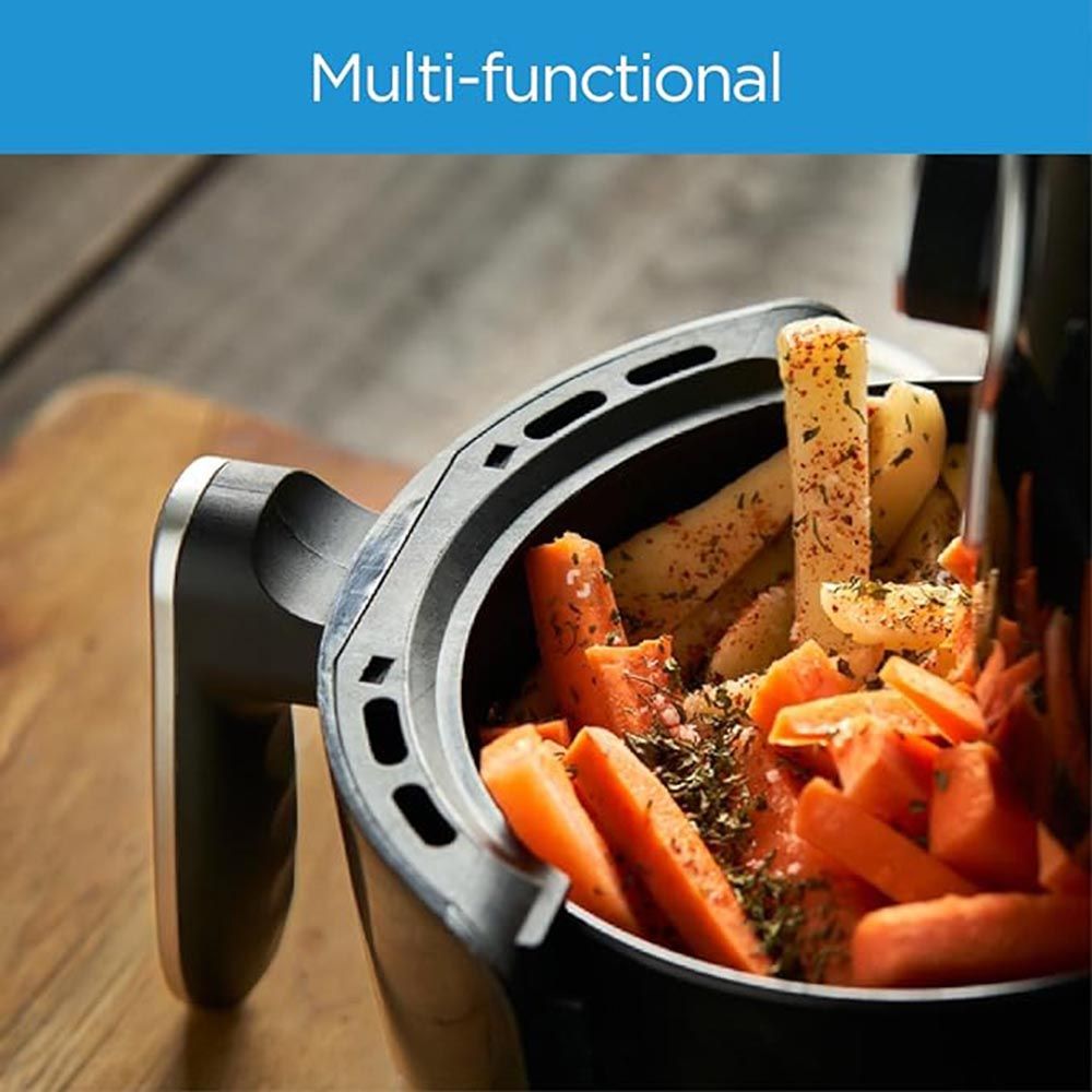 Midea - XL Air Fryer - Black - 4.7 L