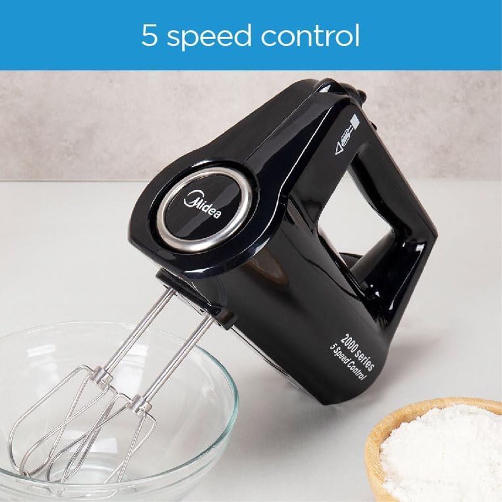 Midea - Hand Mixer With Electric Whisk - Black - 400 W