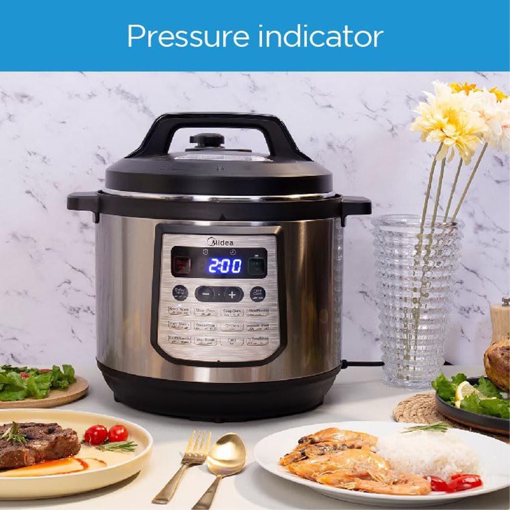 Midea - 20-in-1 Multifunctional Electric Pressure Cooker - 8 L