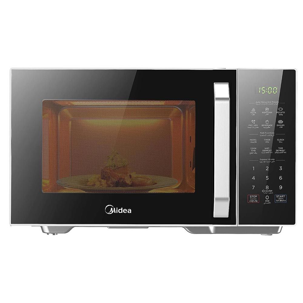 Midea - Digital Solo Microwave Oven - Black - 29 L