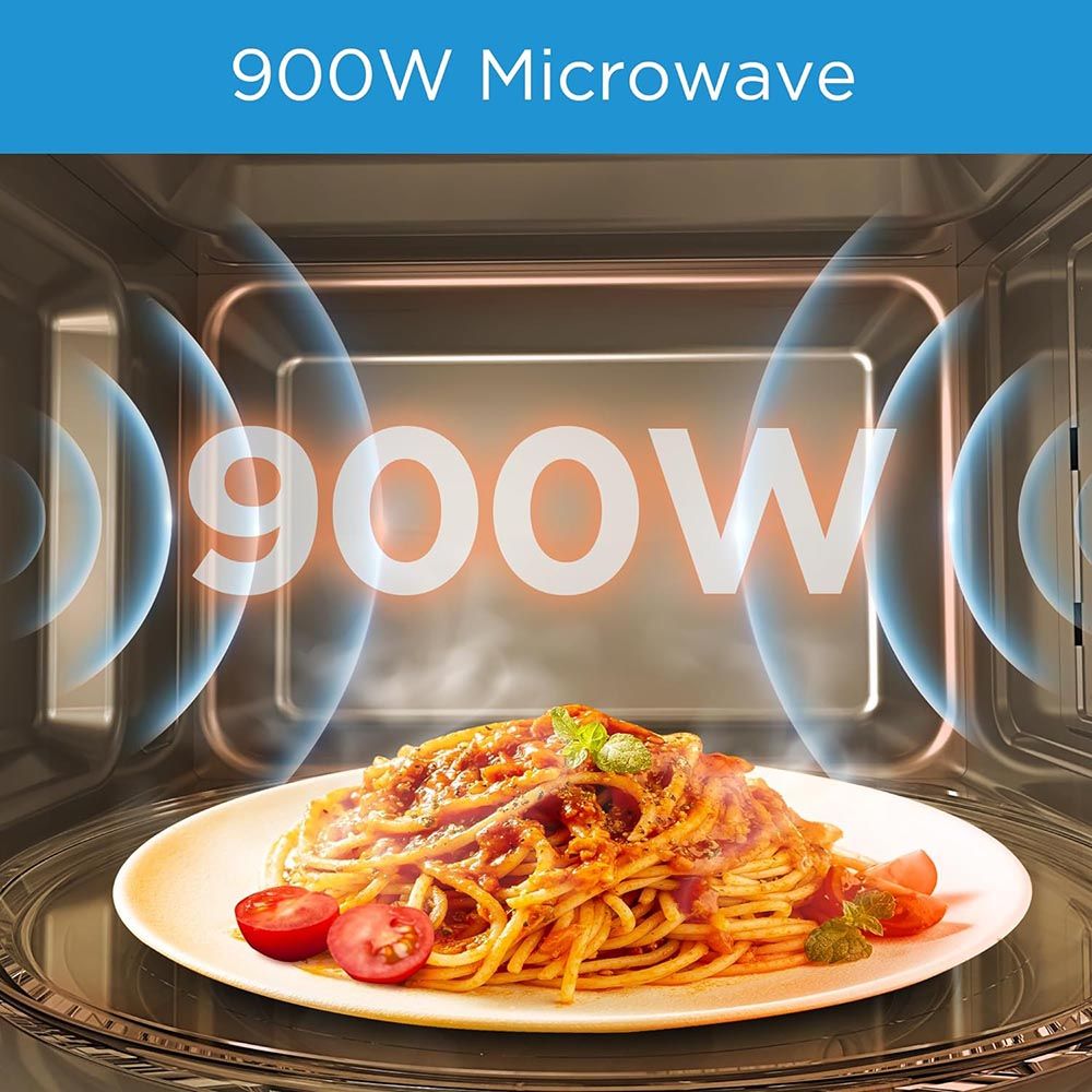 Midea - Digital Microwave Oven - Silver - 25 L