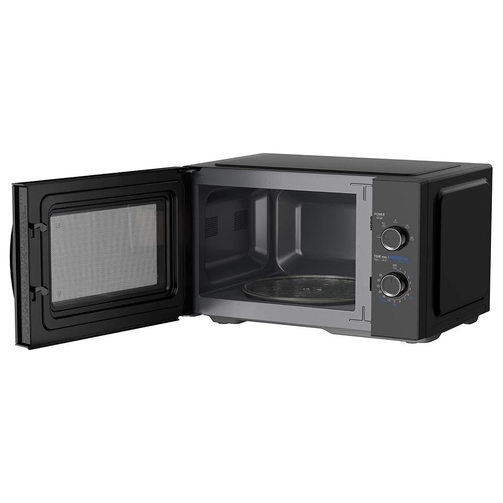 Midea - Solo Microwave Oven With 5 Power Levels - Black - 25 L