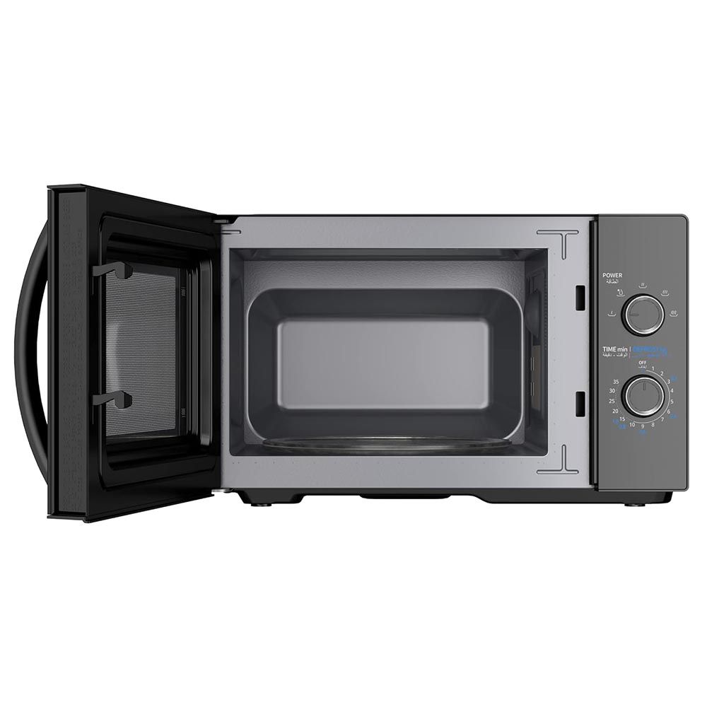 Midea - Solo Microwave Oven With 5 Power Levels - Black - 25 L