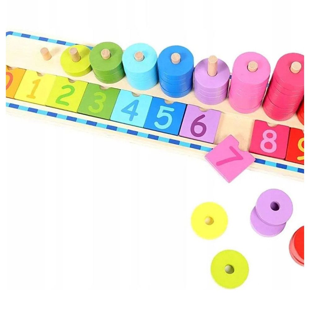 TookyToys - Counting Stacker Toys - 56pcs