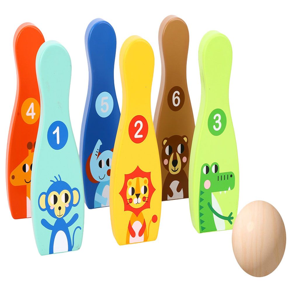 TookyToys - Jungle Bowling Set - 7pcs