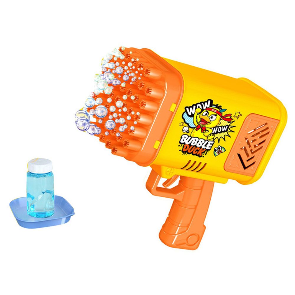 Family Center - Bubble Duck Gun w/ 45 Holes - Yellow 