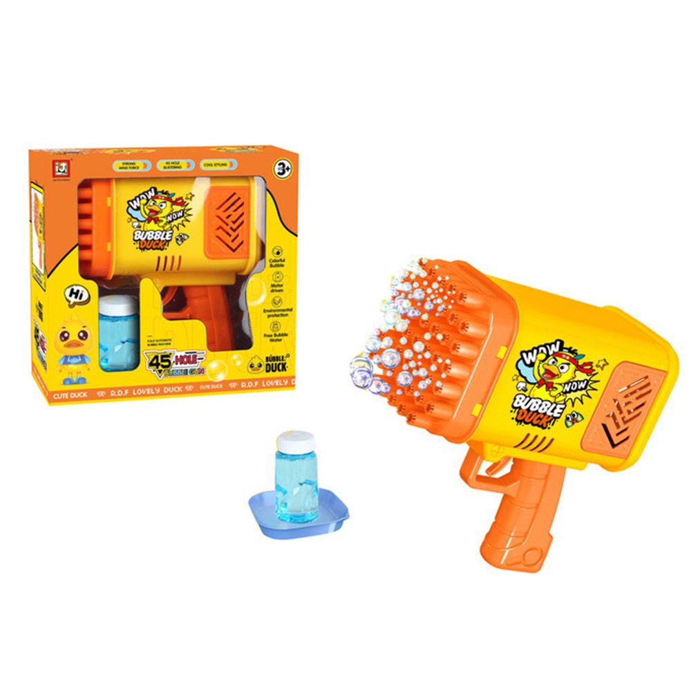 Family Center - Bubble Duck Gun w/ 45 Holes - Yellow 