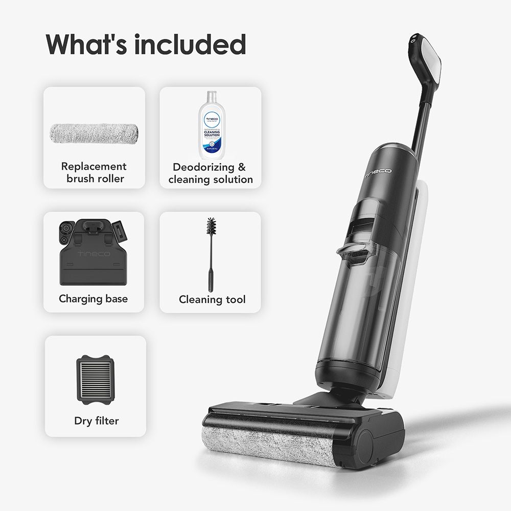 Tineco - Floor One S5 Cordless Vacuum Cleaner - Black