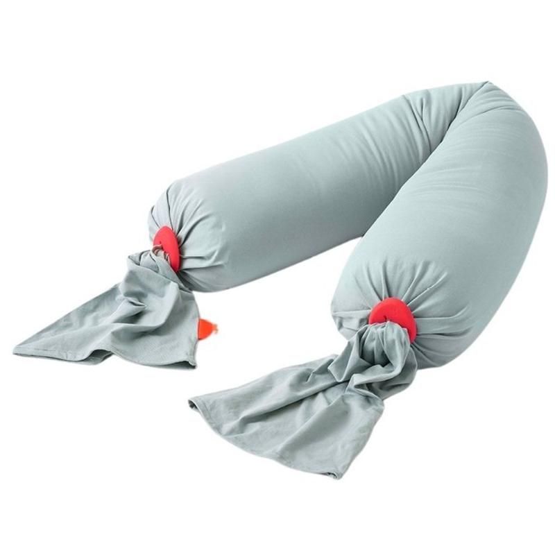 Bbhugme - Pregnancy Pillow In Eucalyptus/Coral (Biofoam)