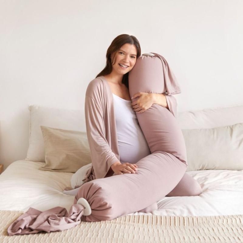 Biofoam - Pregnancy Pillow - Dusty Pink/Vanilla