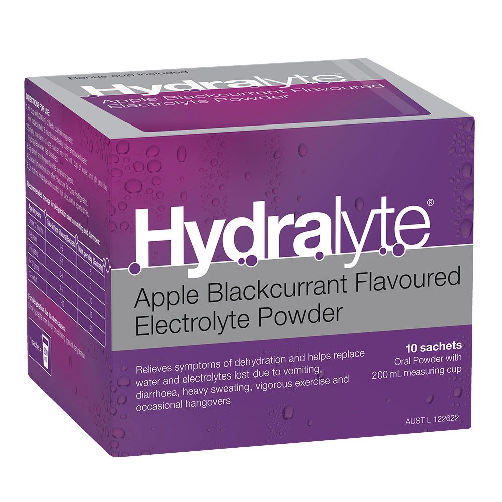 Hydralyte - Electrolyte Powder Sachets - ABC - 10 Pcs - 4.9 g