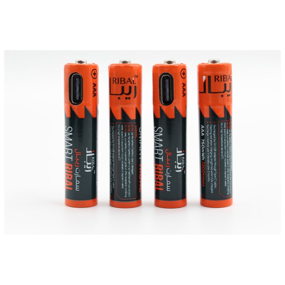 Ribal - Smart Recharagable Battery - 8 Pcs