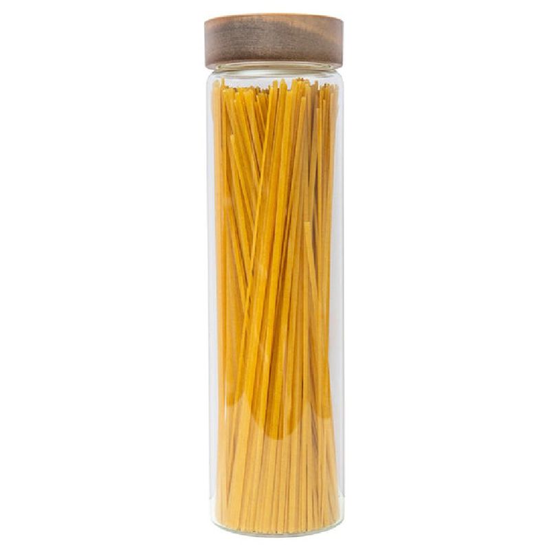 Little Storage - Co Acacia Wood Glass Pasata Jar - 1.2L