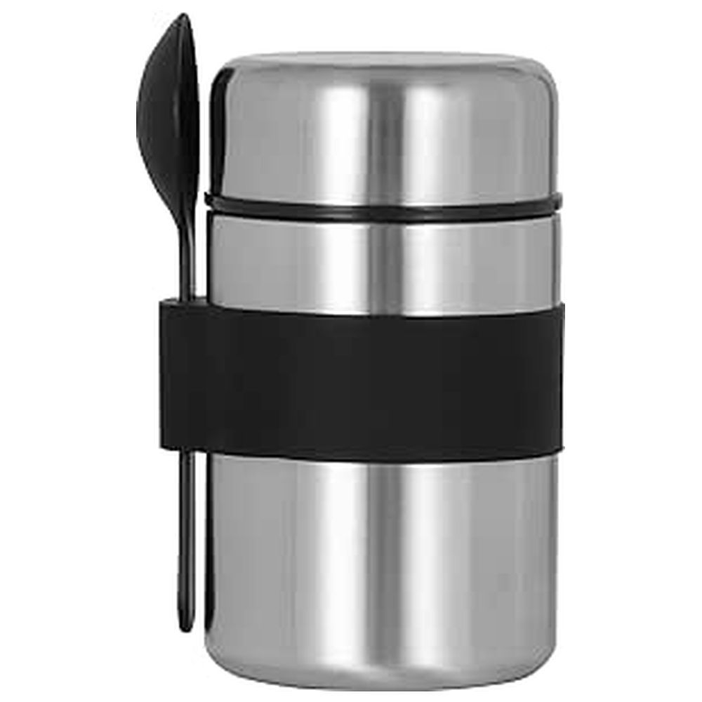 Go Bite - Insulated Stainless Steel Food Jar - Black - 400 ml