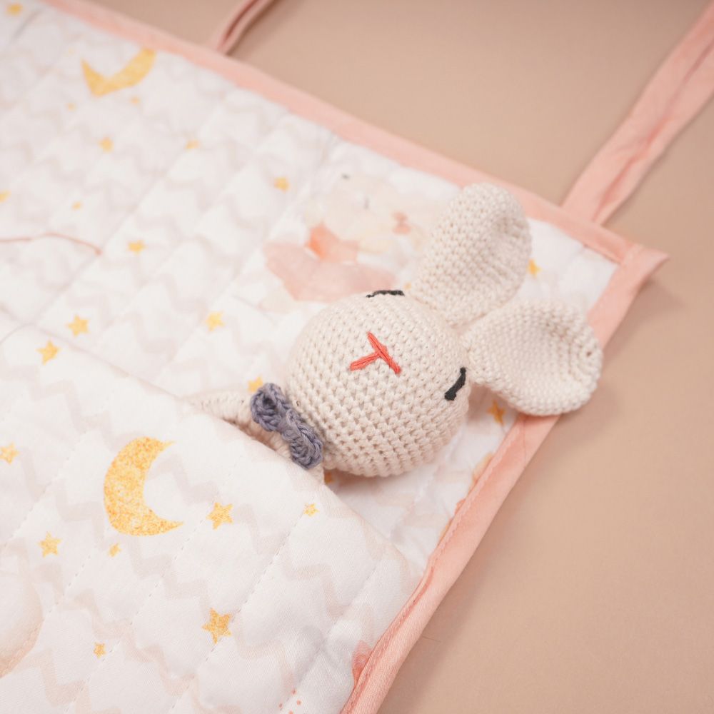 Fancy Fluff - Organic Cotton Crib Organiser - Day Dream 