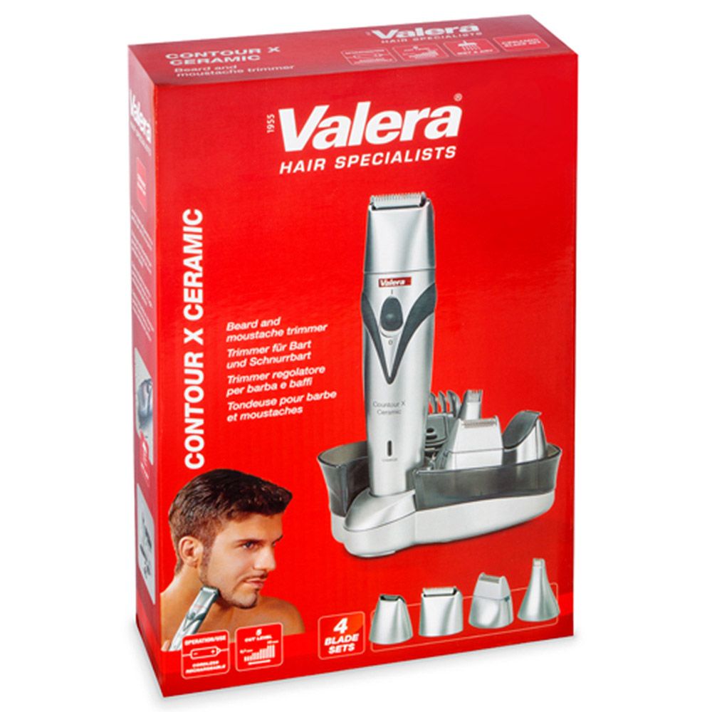 Valera - Contour X Ceramic Beard And Moustache Trimmer Kit