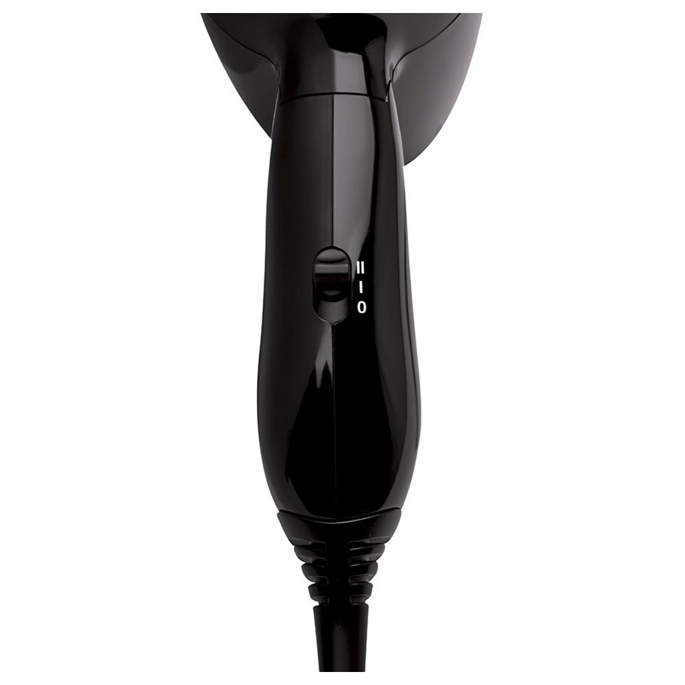 Revlon - Foldable Travel Hair Dryer - Black