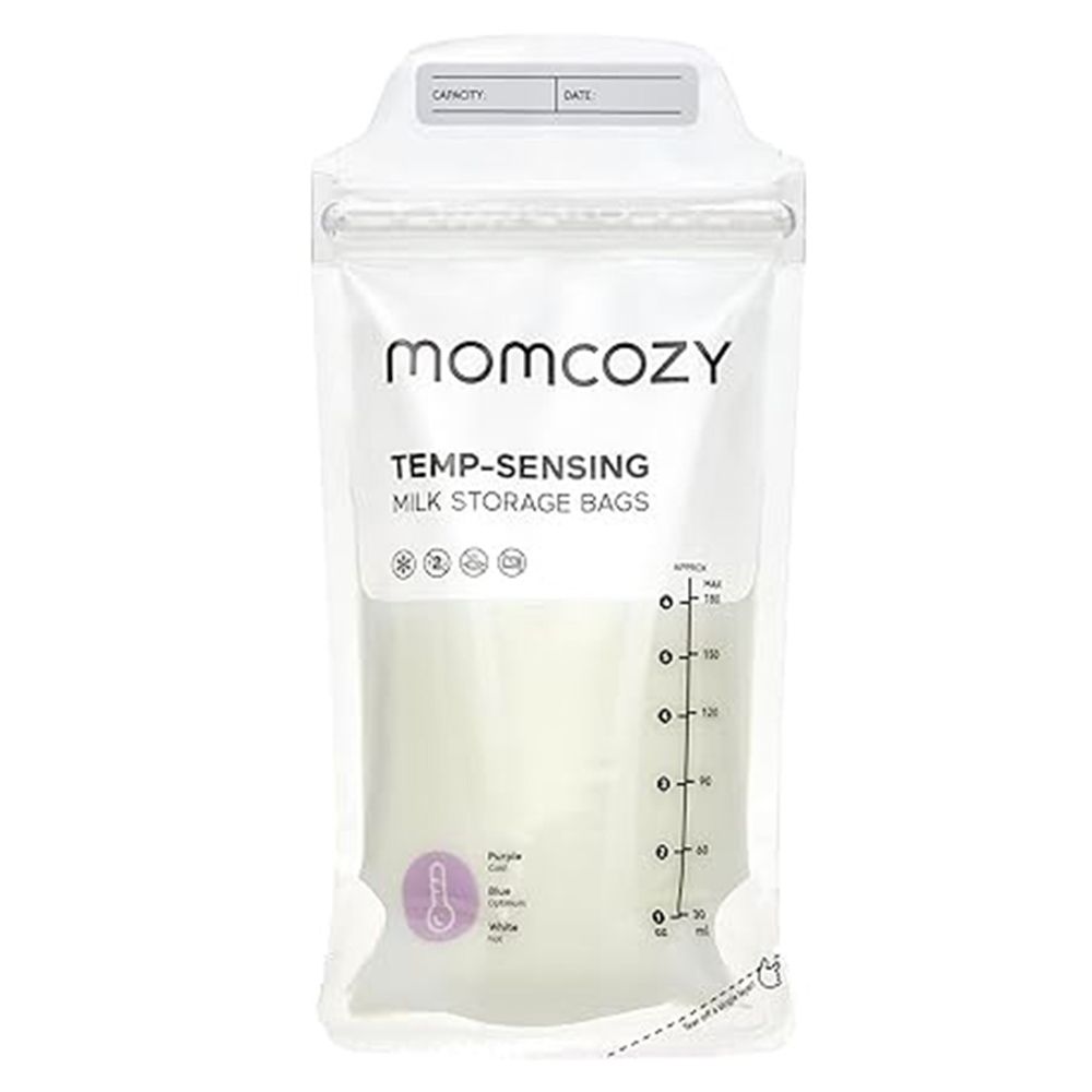 Momcozy - Temp-Sensing Milk Storage Bag - Clear - 8 Pcs