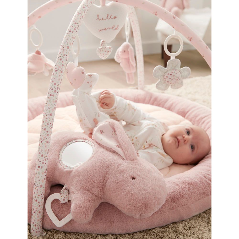 Mamas & Papas - Welcome to the World Bunny Playmat - Pink