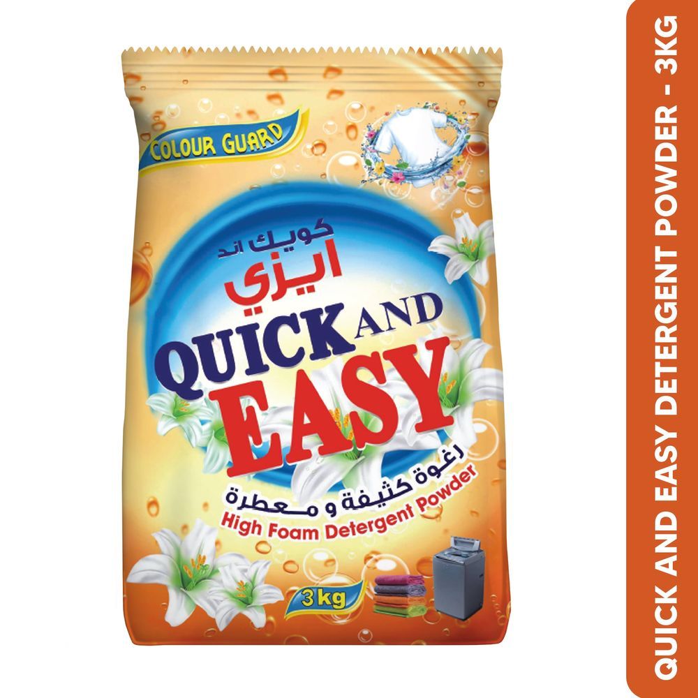 Quick And Easy - Detergent Powder - 3kg